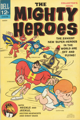 Mighty Heroes #1 (1967). Dell Comics. Click for values