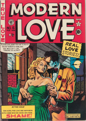 Modern Love #5 by EC Comics. Click for values