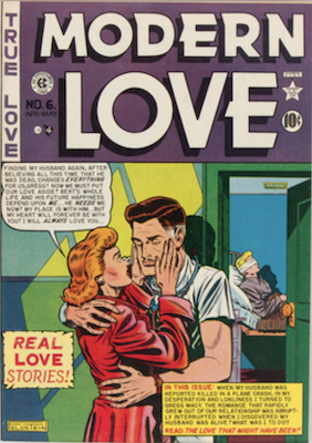 Modern Love #6 by EC Comics. Click for values