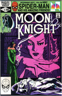 Moon Knight #14. Click for values.