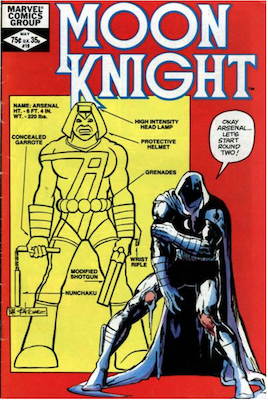 Moon Knight #19. Click for values.