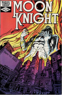 Moon Knight #20. Click for values.