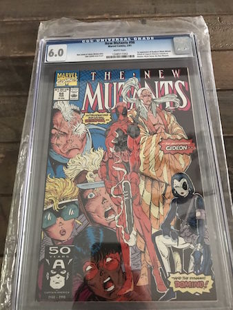 Some sap paid $182 for this CGC 6.0 of New Mutants #98 on June 7th 2017. To the casual eye, there is little difference between a 6.0 and a 7.0. They all look so SHINY in plastic cases, right?