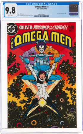 Omega Men 3 is a Copper Age book and should only be bought in CGC 9.8 with white pages. Click to buy from Goldin