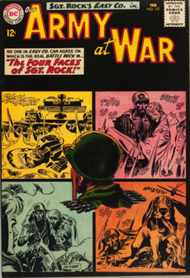 Our Army at War #127: Second all-Sgt. Rock issue; First appearance of Little Sure Shot. Click for values