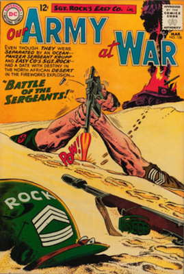 Our Army at War #128: Training and Origin of Sgt. Rock; First Appearance of Sgt. Krupp. Click for values
