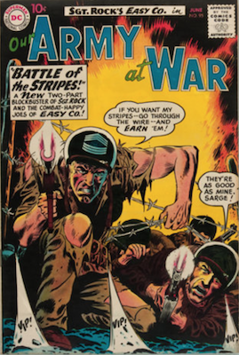 Our Army at War #95: First appearance of Bulldozer. Click for current values.