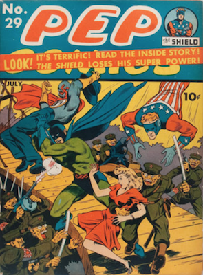 Pep Comics #29. Click for current values.