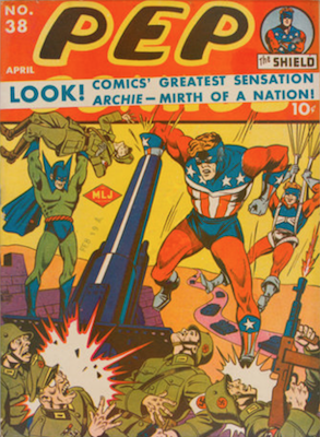 Pep Comics #38. Click for current values.