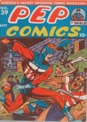 Pep Comics #39. Click for current values.