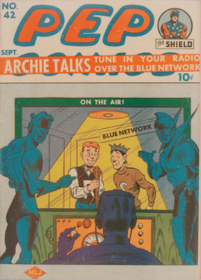 Pep Comics #42. Click for current values.