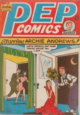 Pep Comics #57. Click for current values.