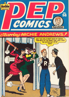 Pep Comics #58. Click for current values.