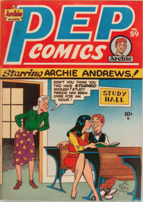 Pep Comics #59. Click for current values.