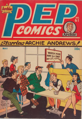 Pep Comics #61. Click for current values.
