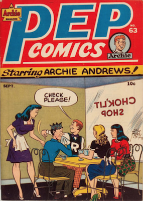 Pep Comics #63. Click for current values.