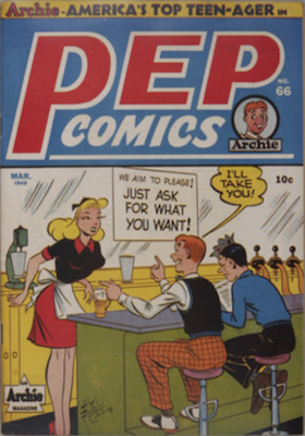 Pep Comics #66. Click for current values.