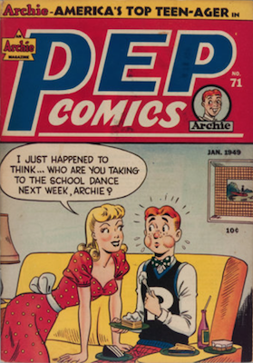 Pep Comics #71. Click for current values.