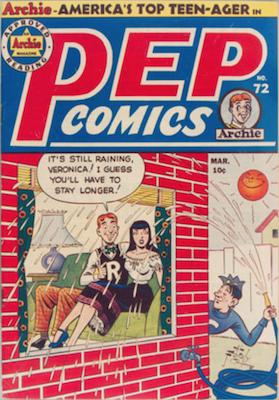 Pep Comics #72. Click for current values.