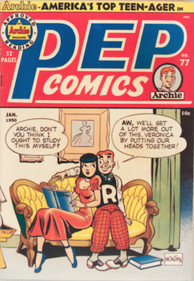 Pep Comics #77. Click for current values.