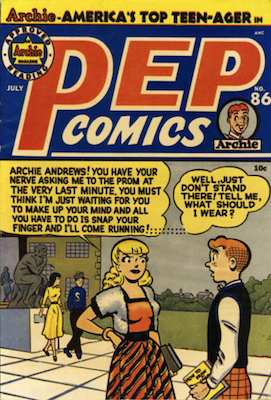 Pep Comics #86. Click for current values.