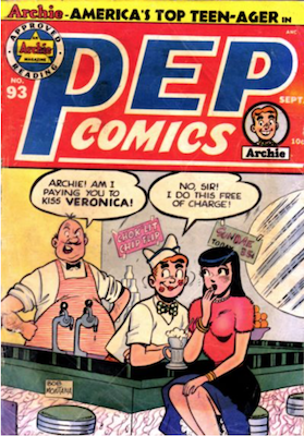 Pep Comics #93. Click for current values.