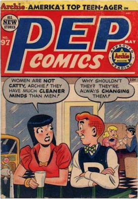 Pep Comics #97. Click for current values.