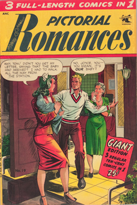 Pictorial Romances #19: Matt Baker cover. Click for values