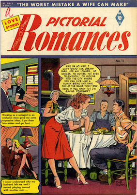 Pictorial Romances #11: Matt Baker. Click for values