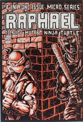 Most valuable comic books of the Copper Age: Raphael #1: TMNT One-Shot Spin-Off (1985), 1st printing; 1st Casey Jones. Click for values