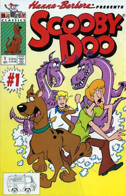 Scooby Doo Comics #1 (Harvey, 1992): Scarce, low print run. Click for values