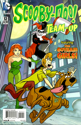 Scooby Doo Team-Up #12: Harley Quinn, Poison Ivy, Catwoman and Batgirl appearances