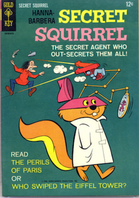 Secret Squirrel #1 (1966), Gold Key. Click for values