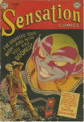 Sensation Comics #107: 1st Mystery Issue. Click for current values.