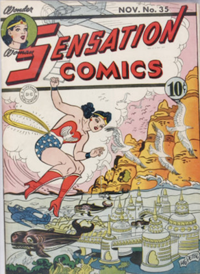 Sensation Comics #35. Click for current values.