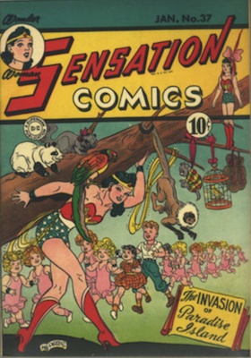 Sensation Comics #37. Click for current values.