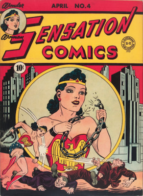 Sensation Comics #4. Click for current values.