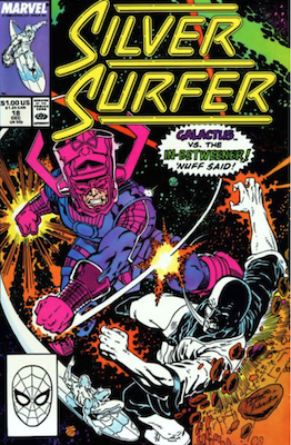 Silver Surfer #18 (1988)
Galactus vs the In-Betweener