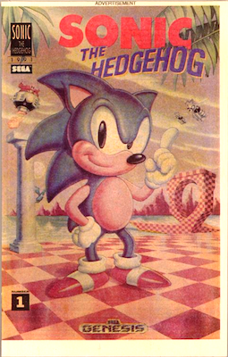 Most valuable comic books: Sonic the Hedgehog Promotional Supplement #1 (1991),
Rare giveaway. Click for values