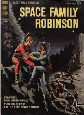 Space Family Robinson Lost in Space #1 (1962), Gold Key. Click for values