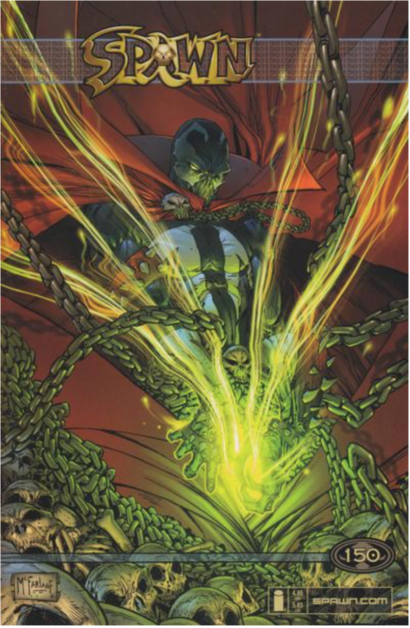 Spawn #150 (McFarlane). Click for values.