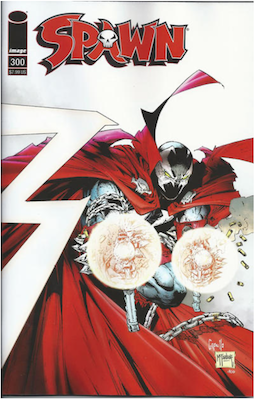 Spawn #300 (Cover E). Click for values.