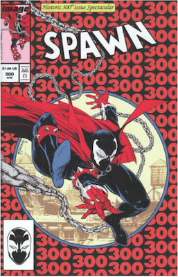 Spawn #300 (Cover J). Click for values.