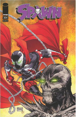 Spawn #304 (Cover B). Click for values.