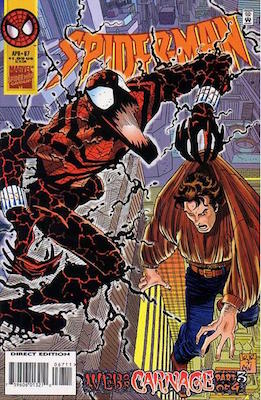 Spider-Man (1990) #67: Carnage comic. Click for values