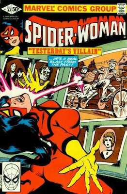 Spider-Woman #33. Click for values.