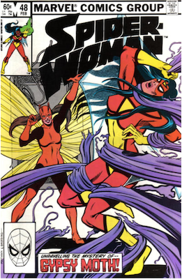 Spider-Woman #48. Click for values.