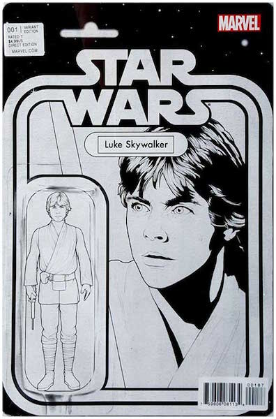 #62: Star Wars 1 Action Figure Sketch (Luke Skywalker), Christopher (2015). Click for values