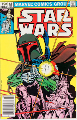 Star Wars #68: 2nd appearance of Boba Fett in comics, Canadian Price Variant. Click for values