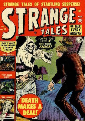 Strange Tales #13 precode horror comic. Click for values
